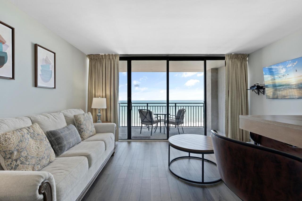 Lively Views From The Balcony At Ocean Forest Plaza Myrtle Beach Exterior foto